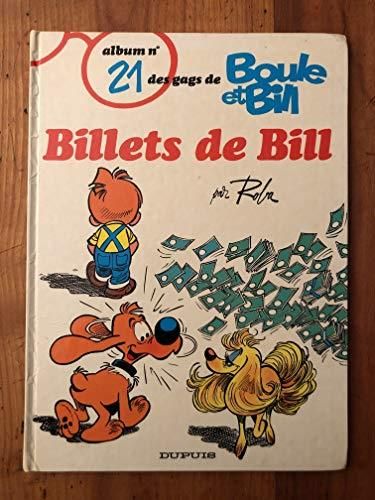 Boule et Bill (21) : Billets de Bill
